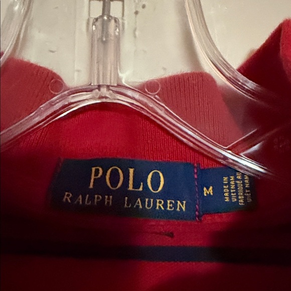 Polo by Ralph Lauren Red and Blue Striped Long Sleeve Shirt - Picture 3 of 3